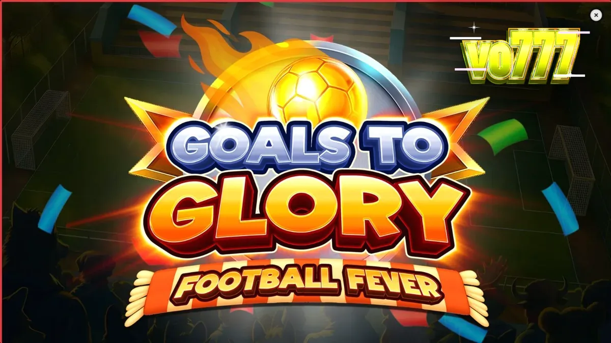 Tampilan visual slot Goals to Glory Football Fever dengan karakter hewan pemain sepak bola